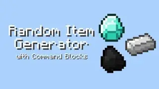 Random Item Generator with Command Blocks - MCPE/Win10/XBox/Switch