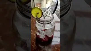 Roohafza lemon drink.🍷❤️ Rose Mojito. #shorts #youtubeshorts