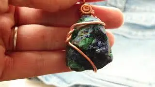 Psychic's Stone Azurite Pendant
