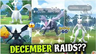 Mewtwo,Kyurem,Reshiram & Zekrom Raids in December 2025?? | Pok&eacute;mon Go December Raids Prediction