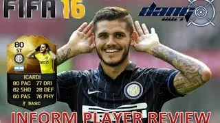 FIFA 16 INFORM MAURO ICARDI PLAYER REVIEW + STATS