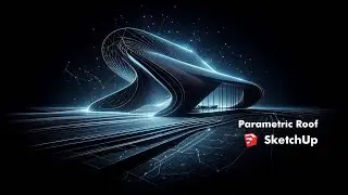 How to Create Complex Parametric Roof in SketchUp | Step by Step Tutorial 🏗️✨