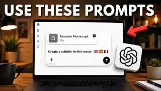 How to Create ACCURATE Subtitles From Videos Using Only ChatGPT