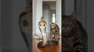 Even the Cat Knows Not to Mess With This Duo! Epic Teamwork Saves The Day #cats #teamwork #funny