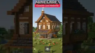 Minecraft | C&oacute;mo construir una casa estilo medieval #minecraft #minecraftbuild #minecraftshorts