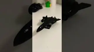 3D Printed SR-71 Aircraft Model  #3dprinting #3dprint #aircraft #asmr #satisfying #plane