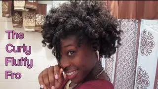 How to do a Curly Fluffy Fro on Natural 4C Hair