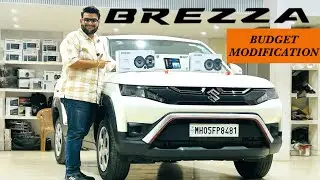 BREZZA 2024 LXI MODIFIED IN BUDGET💰WITH REAR HEADREST AND TOP MODEL STEERING🔥📞PRATIK-9820569891