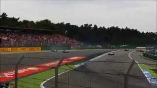 Hockenheimring F1 2014 - Start & Massa crash