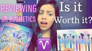 BH COSMETICS CRYSTAL ZODIAC PALETTE AND BRUSHES REVIEW