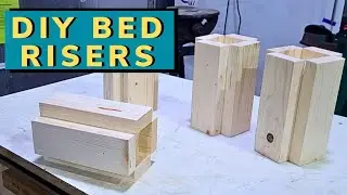 I Built My Own Bed Risers from Scrap Wood
