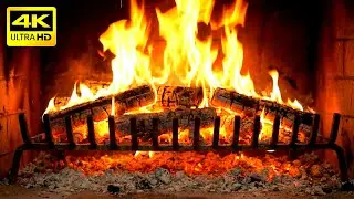 Fireplace 10 Hours Pure Ambience 🔥 | Real Fire Sounds | No Talking, No Music