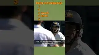 Ranking Best Sledging Reply | #cricketaddict #shorts