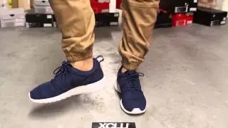 Nike Roshe Run - Midnight Navy - On-feet Video at Exclucity