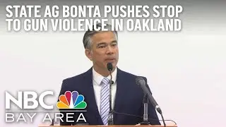 State AG Bonta Makes Push for Gun Violence Prevention in Oakland
