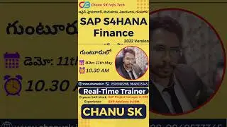 గుంటూరు లో SAP FICO In Telugu course-SAP FICO course in Telugu-SAP Online Training in Telugu-ChanuSk
