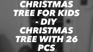 Felt Christmas Tree for Kids - DIY Christmas Tree with 26 Pcs Ornaments from VEEYOL