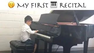 My first piano recital