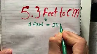 5.3 feet to Centimetres | Cm in feet inch | feet in cm (in Hindi) In Hindi | हिंदी में
