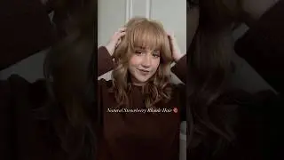 🍓🍰 #strawberryblonde #hairtok #hairstyle #ginger #hair