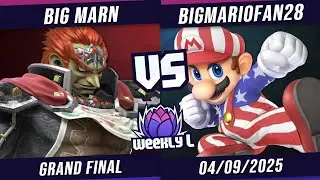 BIG:MARN vs BigMarioFan28 - Grand Final - Weekly L #177 | Ganondorf vs Mario