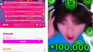 We Gave This Streamer The MOST Robux He's Ever Seen...