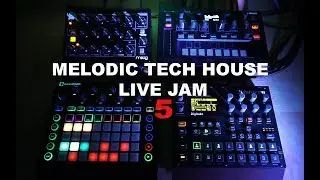 Digitakt House Jam + Moog Minitaur + Toraiz AS1 + Novation Circuit