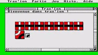 ATARI ST Traxion TRAX'ION TRAX ION French Version Fr Fre PUZZLE Thierry Grellier ~ ST 1281 19xx IFA