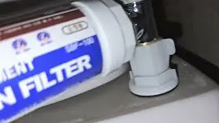 Installing the bidet (Alpha UX Pearl) part 2
