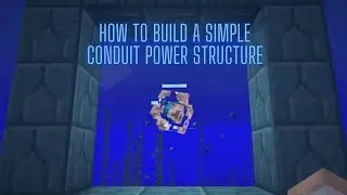 How to Build a simple Conduit power structure #minecraft