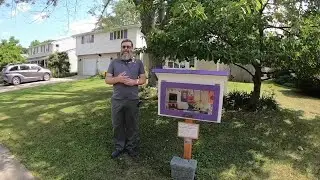 Niagara University Adjunct Art Instructor built a Free Little Art Gallery