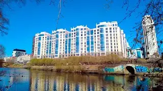 Walking in Center city, Ekaterinburg Russia |4K| - Spring 2023 (April)