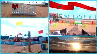 أجمل شاطىء فالدار البيضاء الكبرى 🇲🇦 مدام شوال 💗رد على تعليق  الأخت لقالت البحر مفيهش parking 🥰