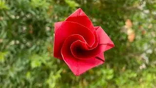 How to make origami Rose? paper rose