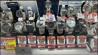 Visiting Bic Camera Shinjuku Station East Store for a watch price tour (Seiko,Citizen,Casio/G-shock)