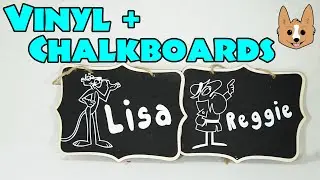 Applying Cricut Premium Vinyl to Chalkboard Surfaces - The FANily