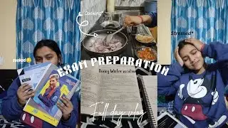 Exam preparation days | Study vlogs+cooking| 🥘📝🌷