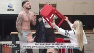 Daniela s-a repezit cu scaunul spre Radu! Dansul Adelinei si camasa pierduta de Radu agita apele!