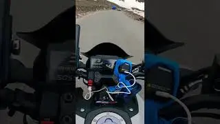 Bangalore to Ladakh short video 82 snowfall now #ladakhtrip #ladakh #travel #mt15 #shorts #bike #leh