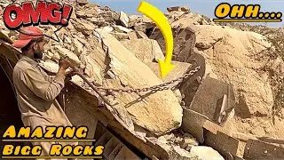 STUNT & DRAMA! TWO Workers vs Mega Giant Rock | Insane Crusher Machine Power That Shocks the World&rdquo;