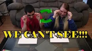 WE DO THE SWITCHING GLASSES CHALLENGE