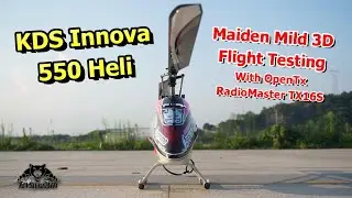 KDS Innova 550 RC Helicopter Soft 3D Opentx Radiomaster TX16S