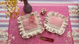 Simply Cute Ruffled Coasters