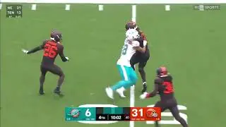 Tua Tagovailoa Throw Interception To Ronnie Hickman Jr