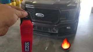 Installing Tow hooks and Tow strap on my 2018 F150 Coyote?? | New splitter review