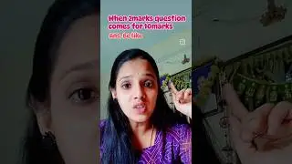 when 2marks question comes for 10marks 😀 #comedy #sharmila #comedy #shorts #viral #pov #ytshorts