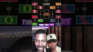 College Football Playoff: Final 4 Predictions! #shorts