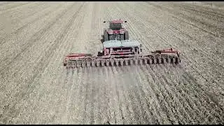 Case 315 planting with a Case 1240