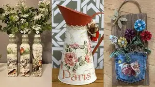Thrifty Charm Decor: идеи декора дома и стен в стиле шебби-шик, винтаж и рустик, доступные по цене.