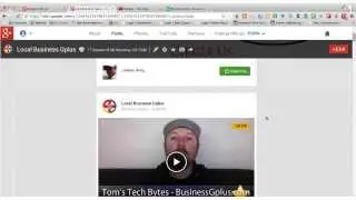 Google Plus for Business - How To View Your Google+ Profile as Public by Local Business Gplus